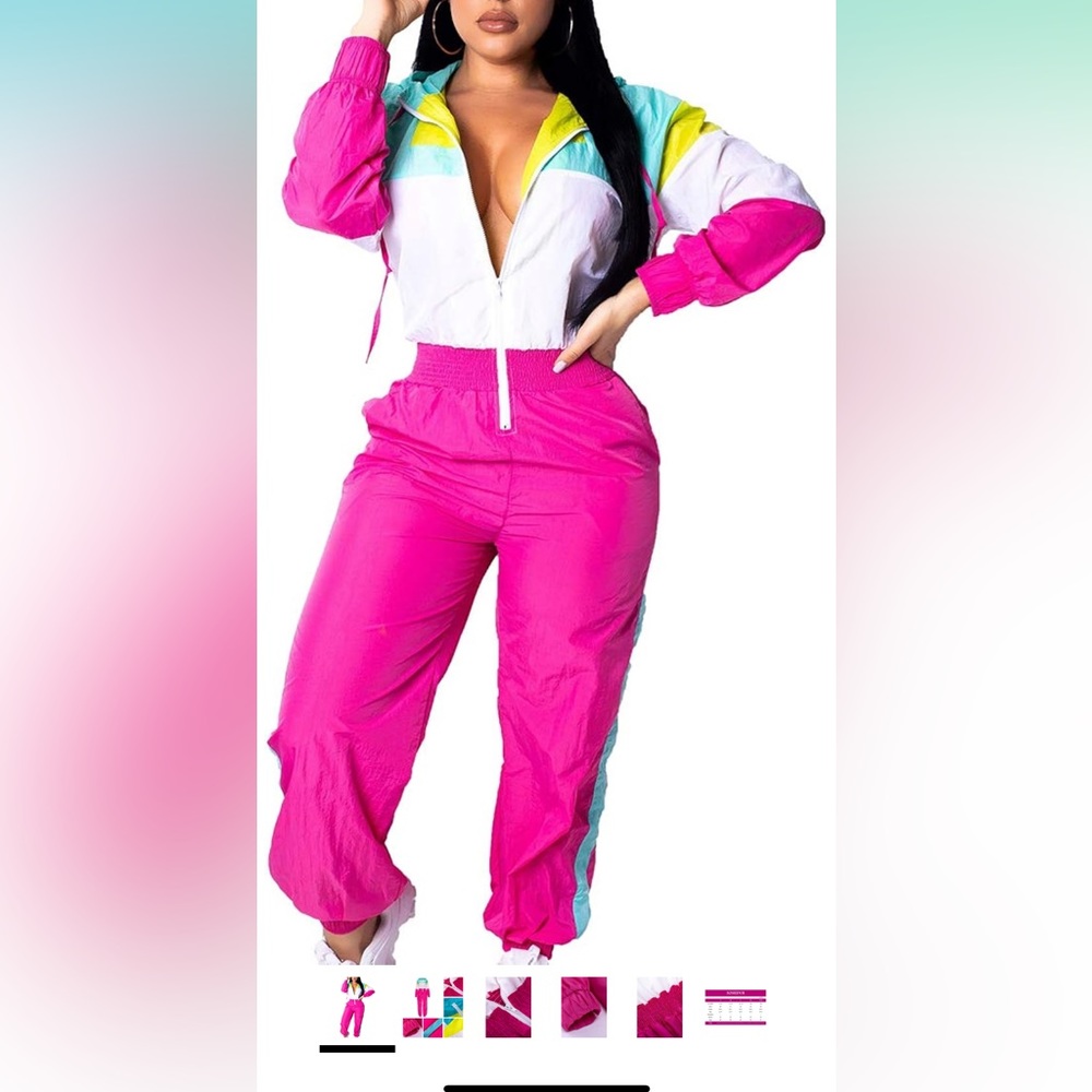 80s style jump suit